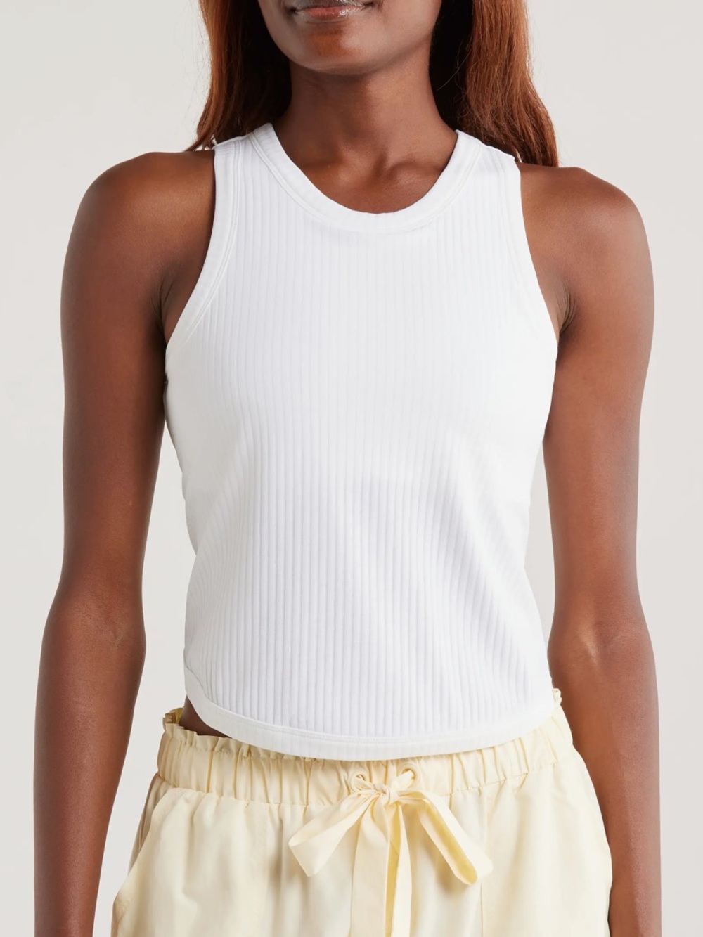 Free People Ribbed, Open Back Tank Top - Picture 4 of 5